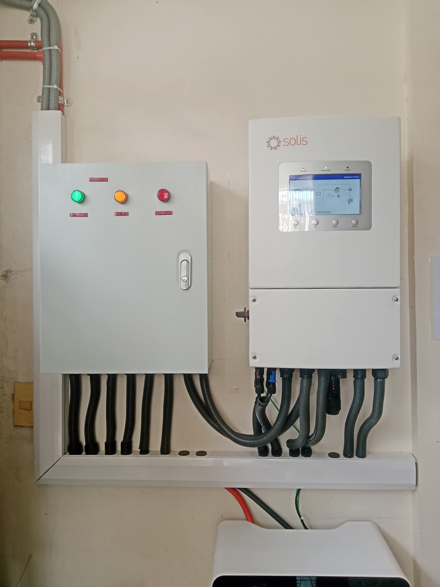 Talim Solar technician at work