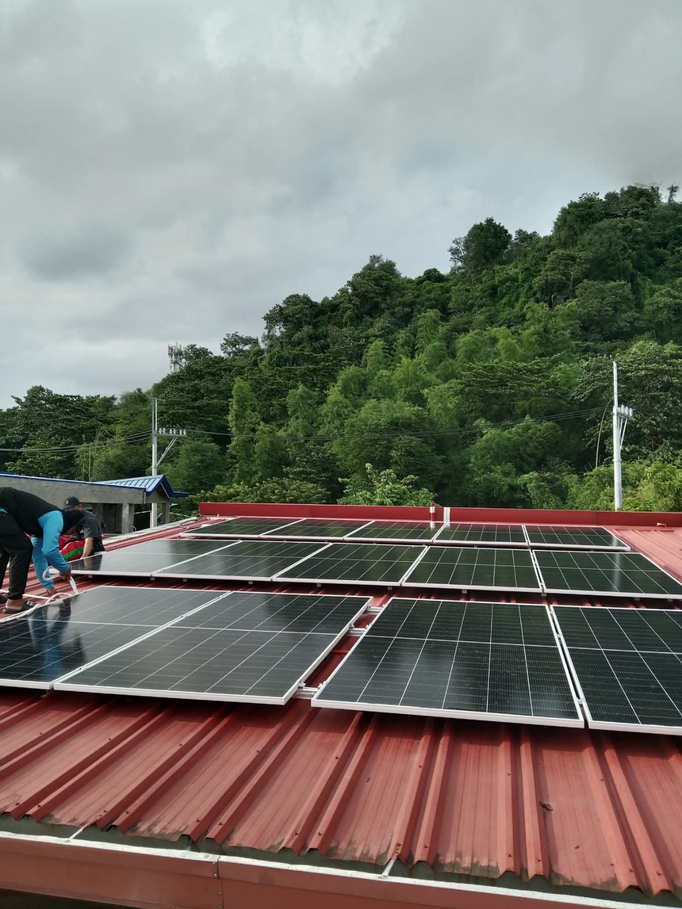 Talim Solar rooftop installation